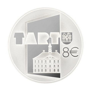 Hansalinn Tartu hõbemünt (2 foto / 3)