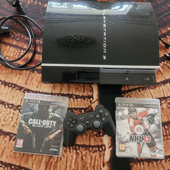 Sony Ps3 Fat +2 mängu PlayStation 3