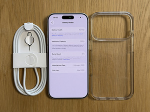 Apple iPhone 17 Pro Silver 256GB как новый, аккумулятор 100% (8 фото из 9)