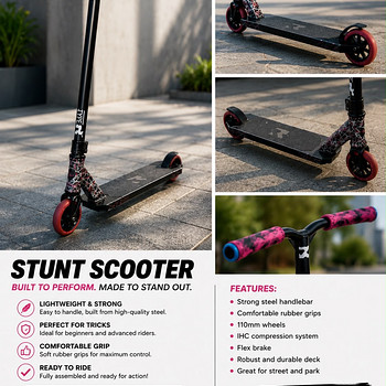 Laste stunt scooter väga heas seisukorras
