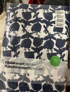 Voodipesu komplekt 100% cotton / puuvill - UUS/NEW Hemtex (1 foto / 2)