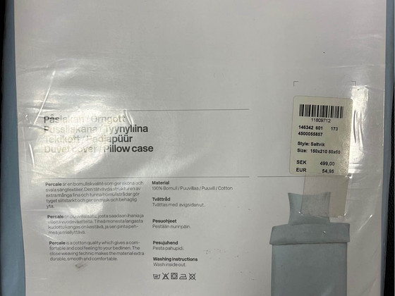 Voodipesu komplekt 100% cotton / puuvill - UUS/NEW Hemtex