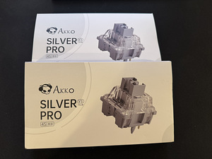 Klaviatuuri lülitid Akko V3 Silver Pro (1 foto / 3)