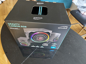 Speedlink Gravity Carbon RGB 2.1 Speaker System – New, Seale (1 foto / 3)