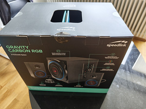 Speedlink Gravity Carbon RGB 2.1 Speaker System – New, Seale (2 foto / 3)