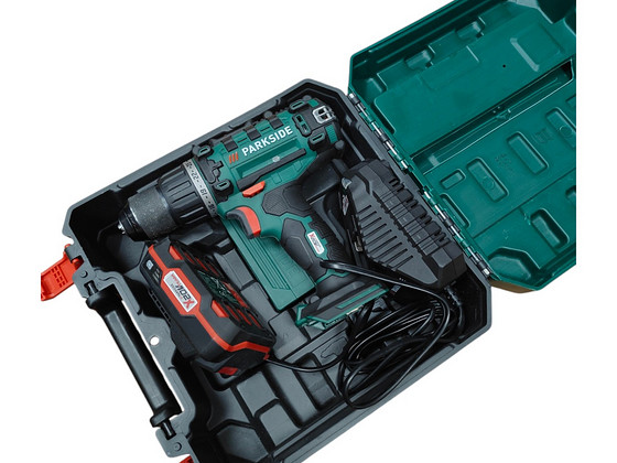 Акудрелль Parkside PABS 20-LI G8 + Акку+ Зарядка + Кейс