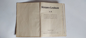 KNAURS LEXIKON A-Z, 1938 г. (2 фото из 7)