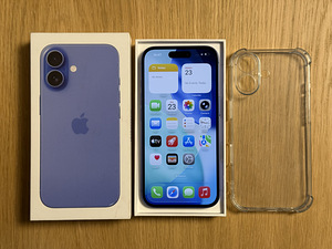 Apple iPhone 16 Ultramarine 128GB uueväärne! Aku 100% (6 foto / 8)