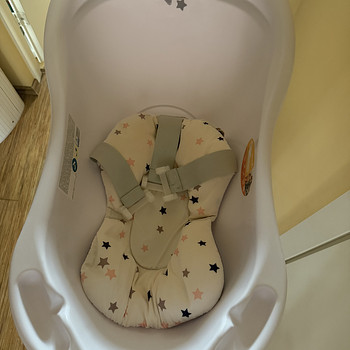 Laste vann valge tähega, 84 cm + alus + vannipadi