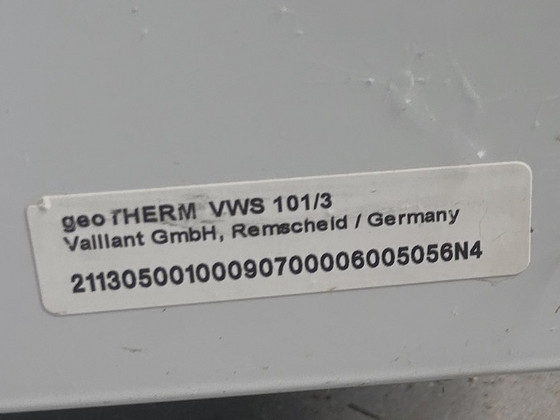 Vaillant maasoojuspump geo THERM VWS 101/3 10kw