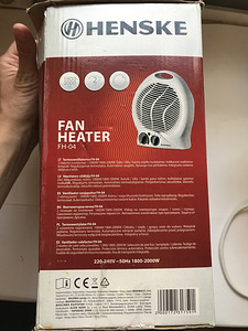 Тепловой вентилятор Henske fan heatr fh-04 (3 фото из 6)