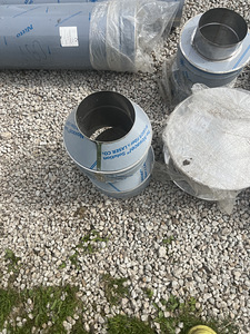 Uus soojustatud moodulkorsten läbimõõduga 160/260 mm, täielik komplekt (2 foto / 5)