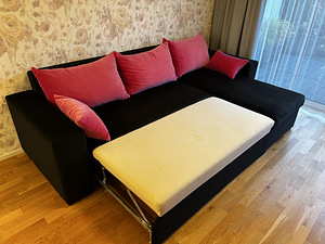 Угловой диван-кровать с ящиком для белья 270x165 R.H (3 фото из 6)
