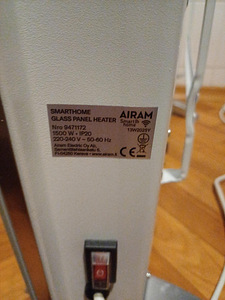Elektriradiaator AIRAM keraamiline Wifiga (2 foto / 2)