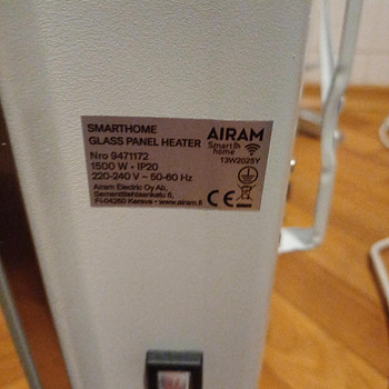 Elektriradiaator AIRAM keraamiline Wifiga