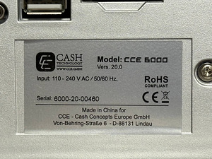 Rahatähtede loendusmasin CCE 6000 (2 foto / 5)