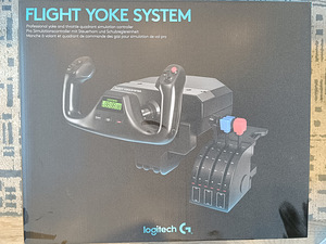 Logitech flight yoke system + педали (2 фото из 5)