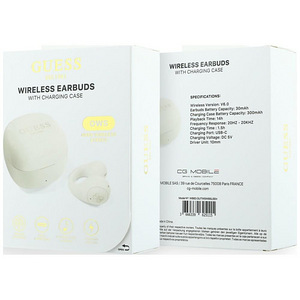 Wireless earphones OWS Guess Mini Classic white (1 foto / 2)