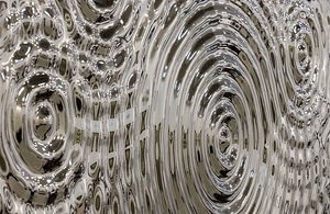 Эксклюзивная дизайнерская картина PlusObjekt "Interference Drops" (6 фото из 9)