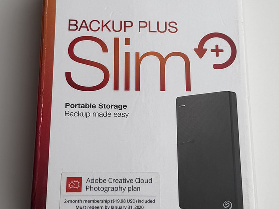 Seagate Backup Plus Slim 2TB Black