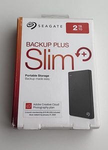 Seagate Backup Plus Slim 2TB Black (1 фото из 5)