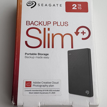 Seagate Backup Plus Slim 2TB Black