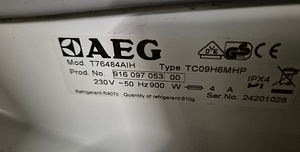 Pesukuivati AEG Lavatherm T76484AIH 8kg (4 foto / 6)