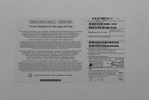 Apple Macbook Air 13 M3 24/512GB Space Gray ENG, nagu uus! (8 foto / 9)