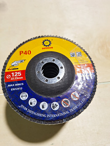 Lamellketas tsirkoonium 125mm P40 (1 foto / 4)