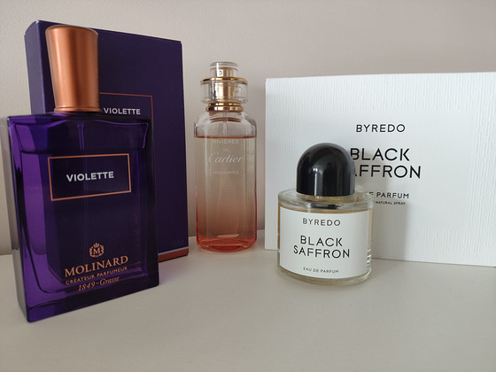 Byredo, Molinard, Cartier parfüümid