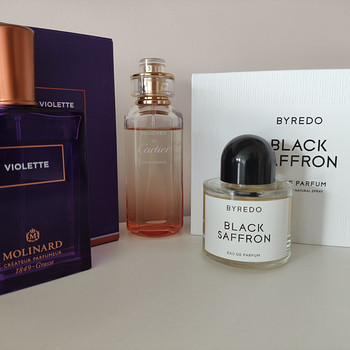 Byredo, Molinard, Cartier parfüümid