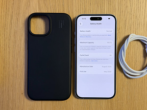 Apple iPhone 15 Blue v heas korras. Aku 100% Gar 05.2027 (8 foto / 9)