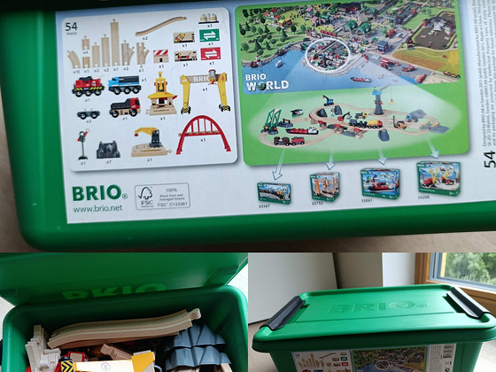 BRIO железнодорожный набор 33097 + набор локомотив 33213