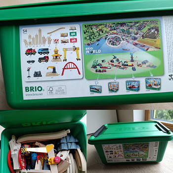 BRIO raudtee komplekt 33097 + komplekt vedur 33213