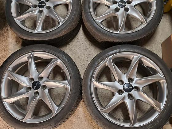 Ronal 18" 5x112 (ET35) valuveljed koos Continental rehvidega