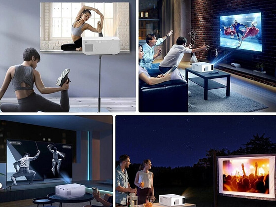 UUS Projektor FULL HD (1080p), ZDK Cooleve GC06