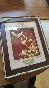 The Gold foil craft flowering crab apple and magnolia (5 foto / 8)