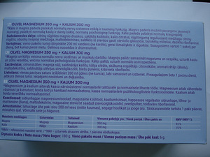 Magneesium kaaliumiga (3 foto / 6)