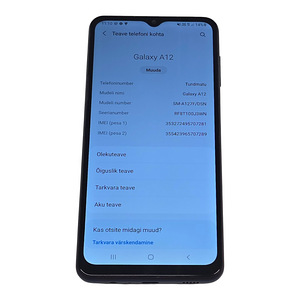 Nutitelefon Samsung Galaxy A12 32/3gb (5 foto / 5)