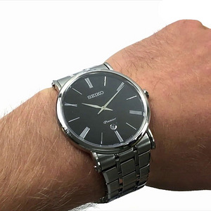 Uus käekell Seiko Premier SKP393P1, safiirklaas (3 foto / 3)