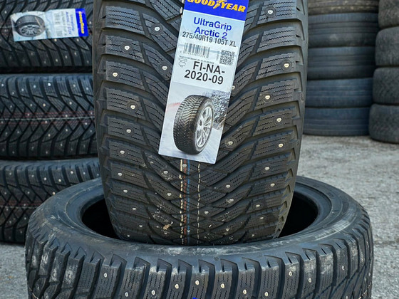 R19 275 40 19 Goodyear Ultra Grip Arctic 2 105T XL новые 2шт