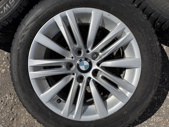16" оригинальные диски BMW style 283 5x120 + шипованные шины 205/55