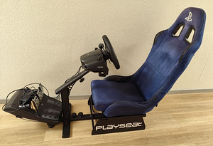 Раллийное кресло Playseat с рулём Logitech G923 для PS/PC (3 фото из 7)