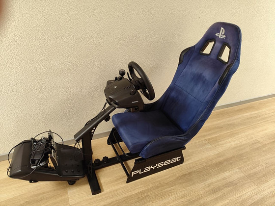 Раллийное кресло Playseat с рулём Logitech G923 для PS/PC