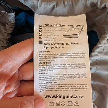 Penguin Peak 38 самонадувающийся матрас