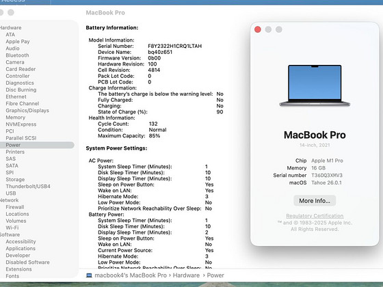 MacBook Pro 14" 2021 M1 Pro 16 GB 512 GB