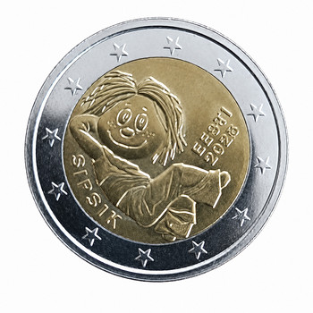Монета номиналом 2 евро sipsik