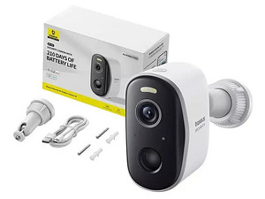 Baseus Security N1 Outdoor Camera 2K Āra kamera / balts (3 foto no 4)