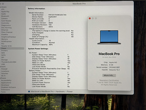 Apple Macbook Pro 14 M3 8/512GB SpG ENG uueväärne, aku 99% (6 foto / 7)