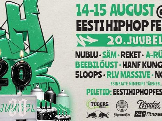 2 билета на Eesti Hip Hop Festival